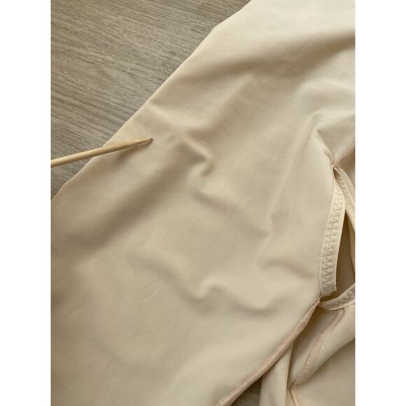 Isavela Beige Full Body Shapewear Bodysuit S High Compression Post Surgery Zip - Picture 12 of 12